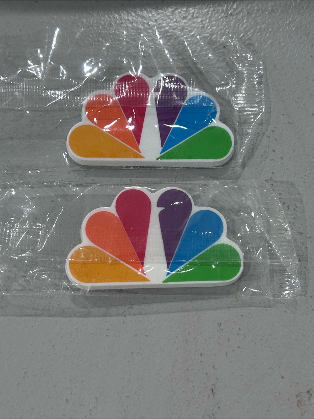 NBC Peacock Logo Magnets- Multicolor